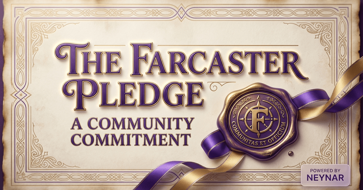 The Farcaster Pledge